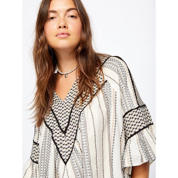 NWT Free People Runnin On A Dream Top / Ivory - Picture 5 of 7